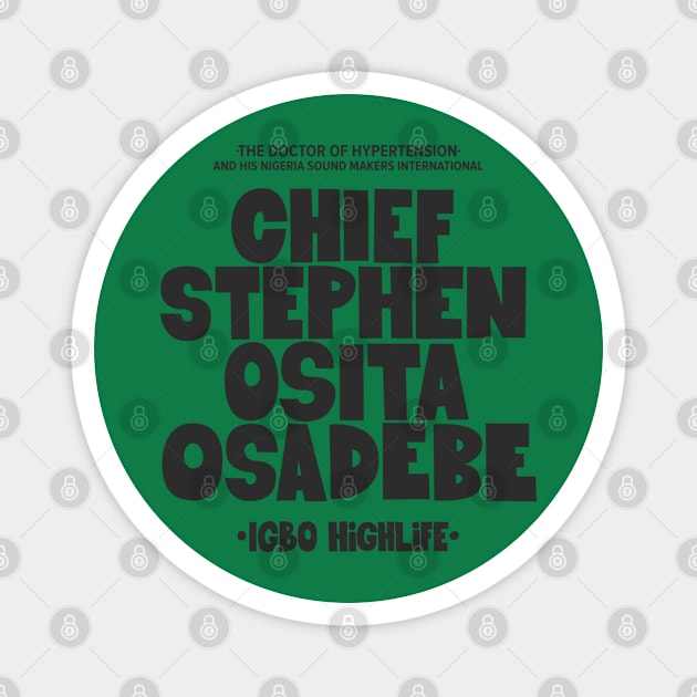 Osita Osadebe - Embodying Igbo Highlife Excellence Magnet by Boogosh